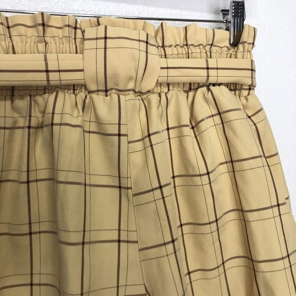 Grace Karin Checkered Paper Bag Shorts - Picture 5 of 6